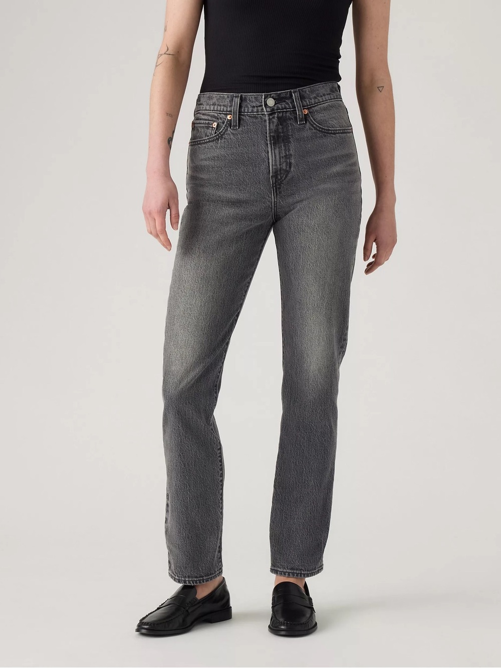 LEVI’S Grey Wedgie Icon Jeans